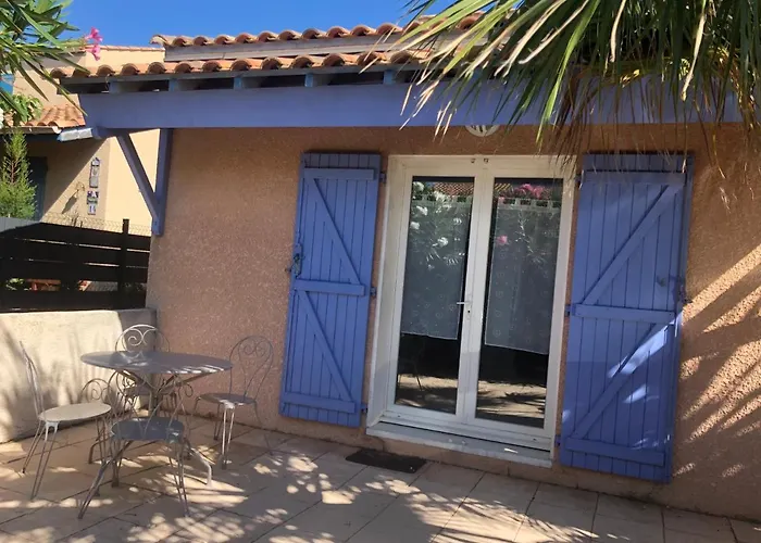 De La Clape A La Mer Mon Petit Pavillon Labellise - F2- Piscine Commune - Wifi Gratuit- Parking Prive - Arrivee Autonome - 800 M Plage - Grande Terrasse Abritee Vent -
